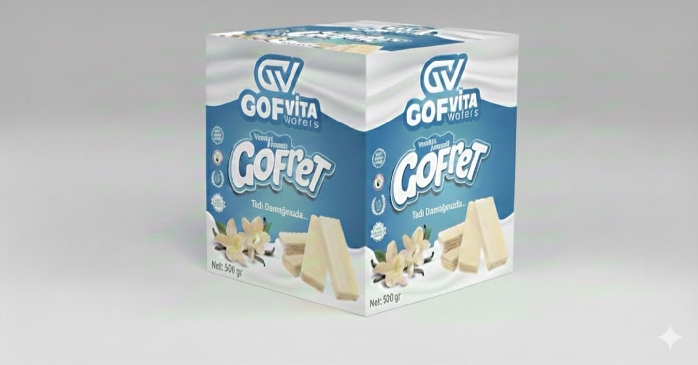 Vanilya Aromalı Gofret